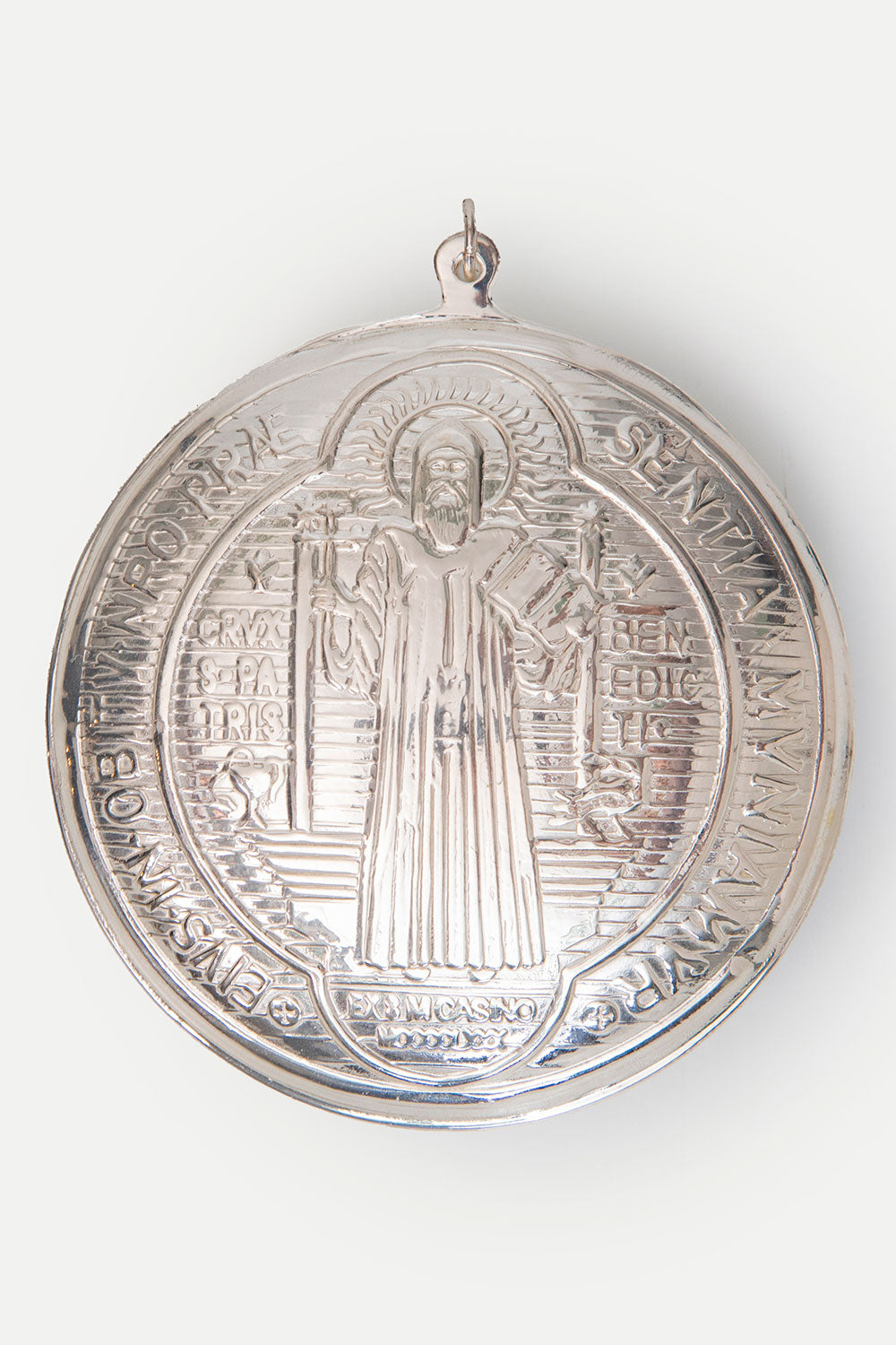 BABY AMEN SILVER SAINT BENEDICT