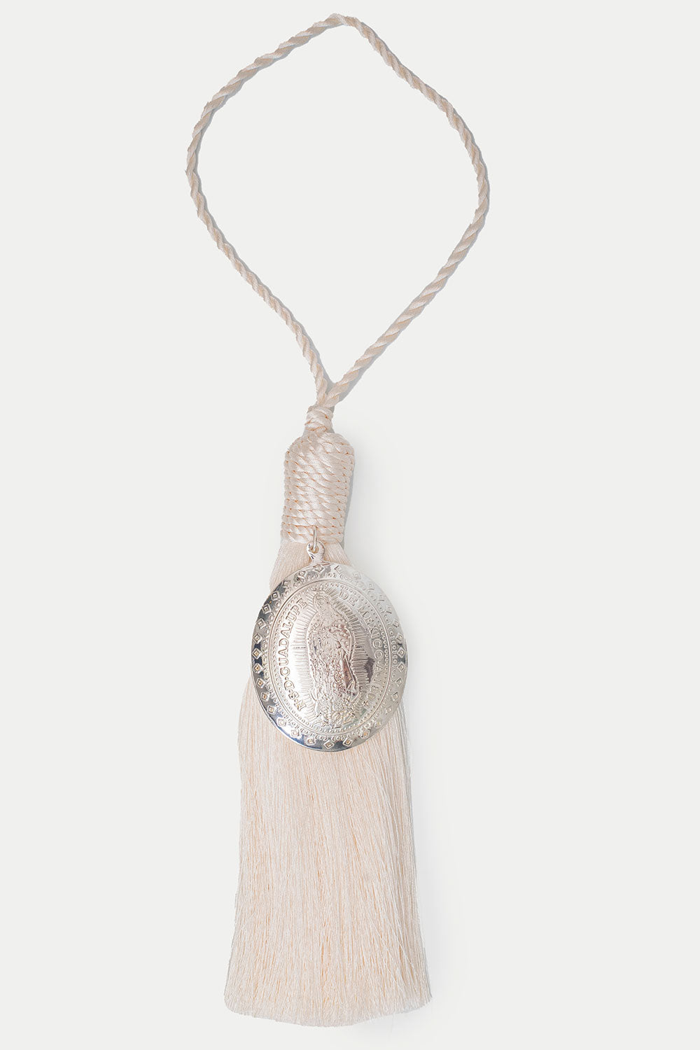 BABY AMEN SILVER VIRGEN DE GUADALUOE SMALL POMPOM