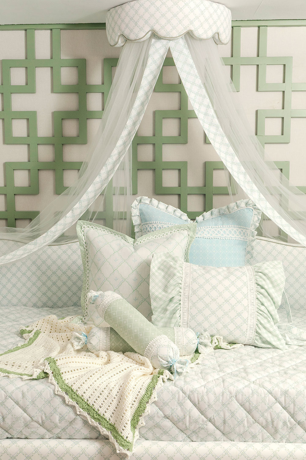 BIG PILLOW DIAMANT BABY BLUE