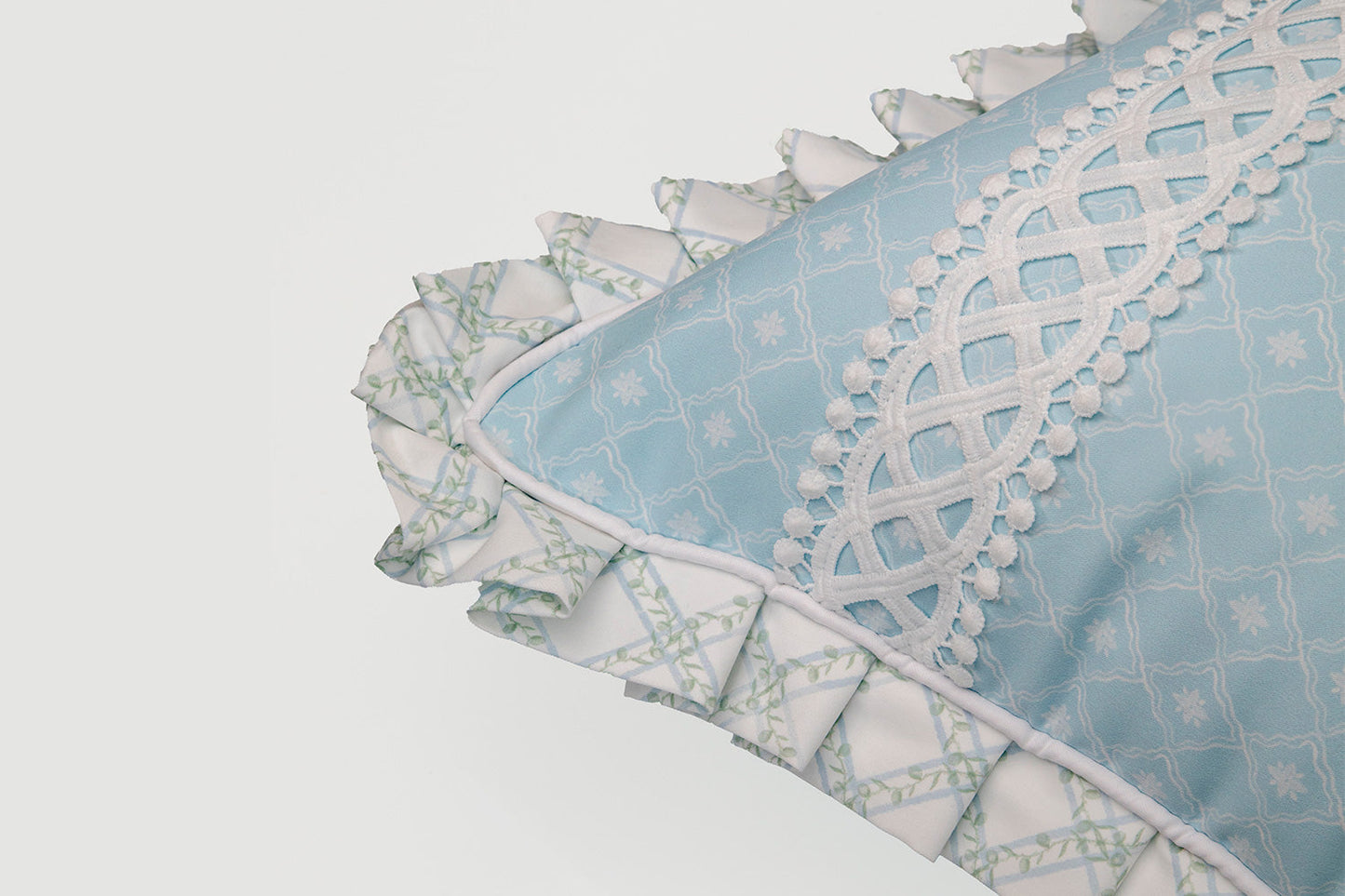 BIG PILLOW DIAMANT BABY BLUE
