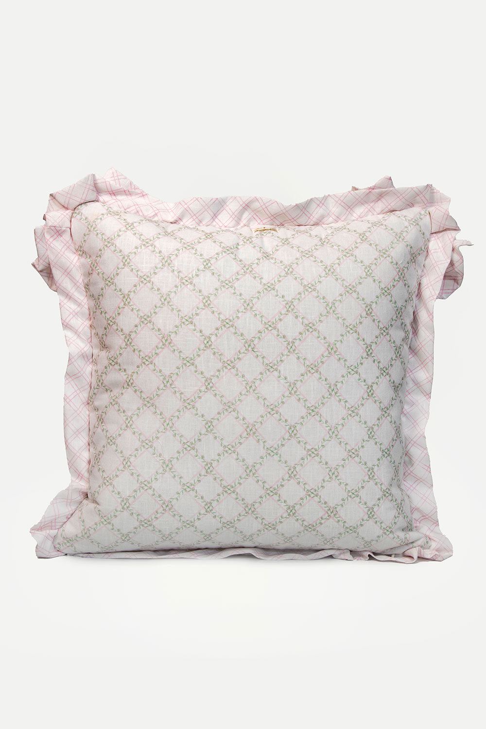 BIG PILLOW TREILLAGE BABY ROSE