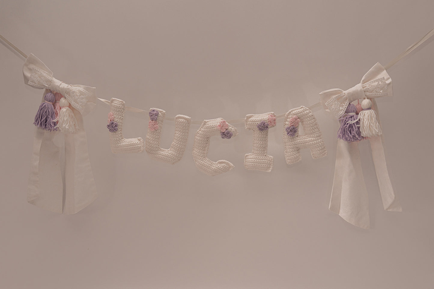 Banderines Personalizado Crochet Girl