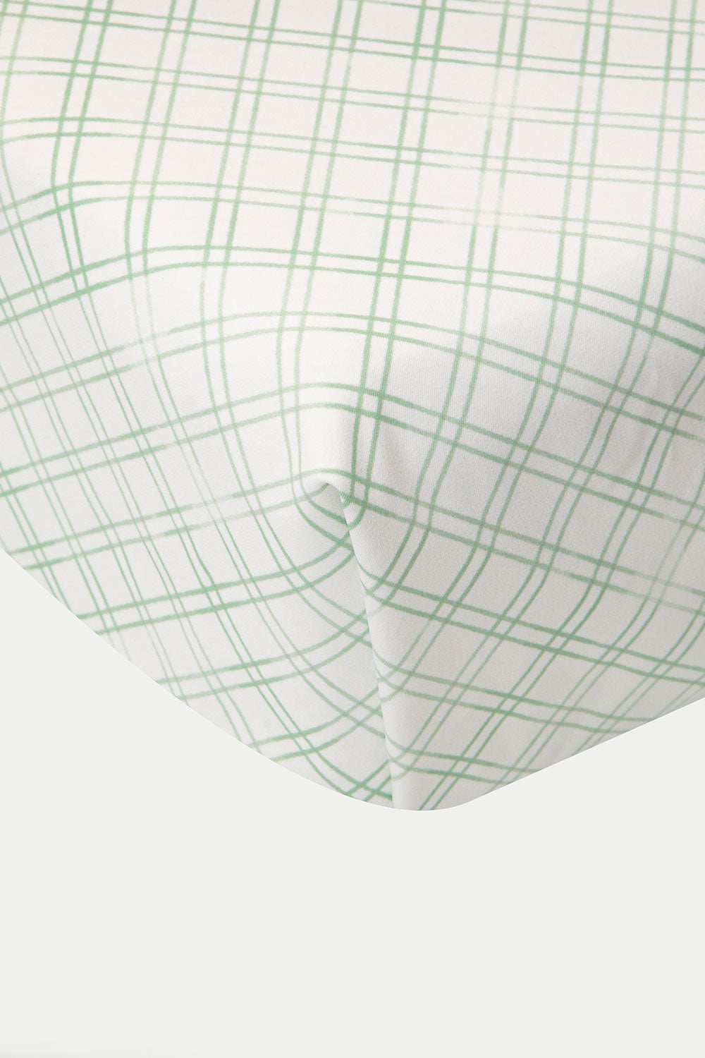 CRIB FITTED SHEET PEINTURES SAGE