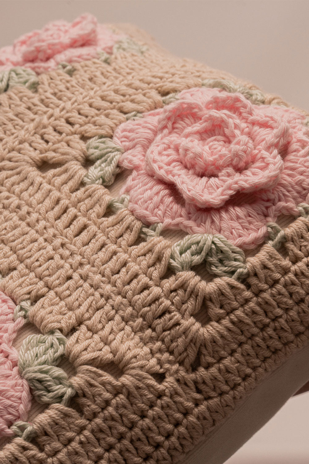 Cojín Tejido Roses Mini