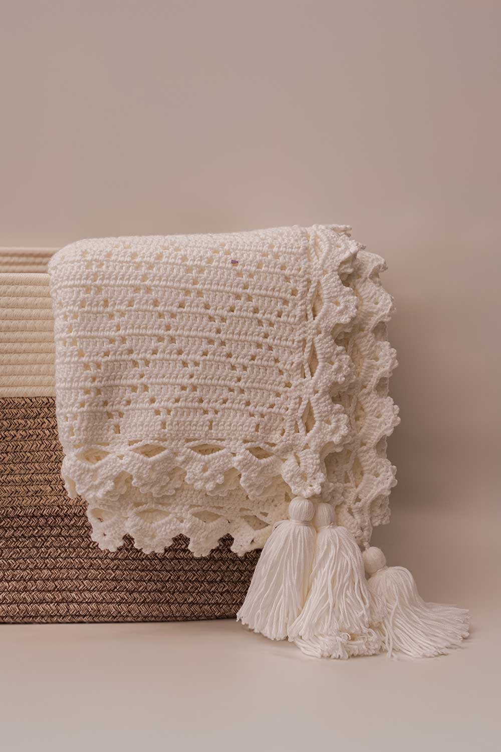 Toquilla Tejida Blanca