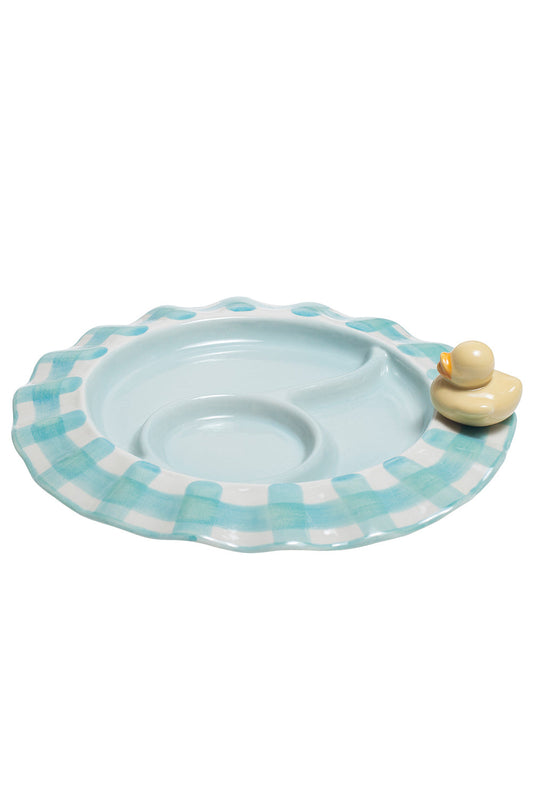 PLATO PATITO AZUL