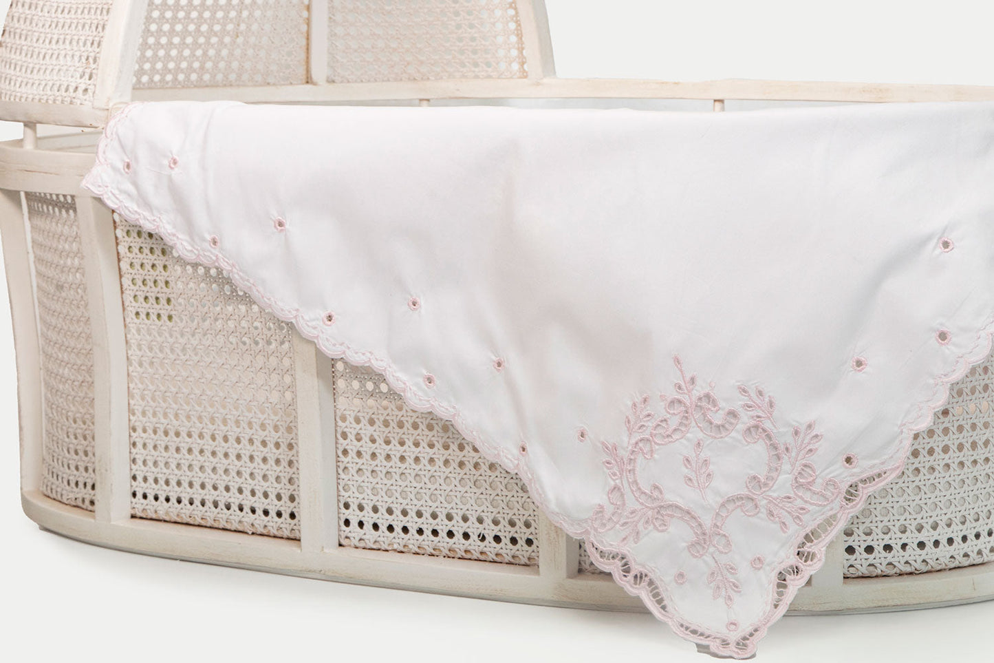 Heirloom Richelieu Cotton Toquilla and Pillow Set