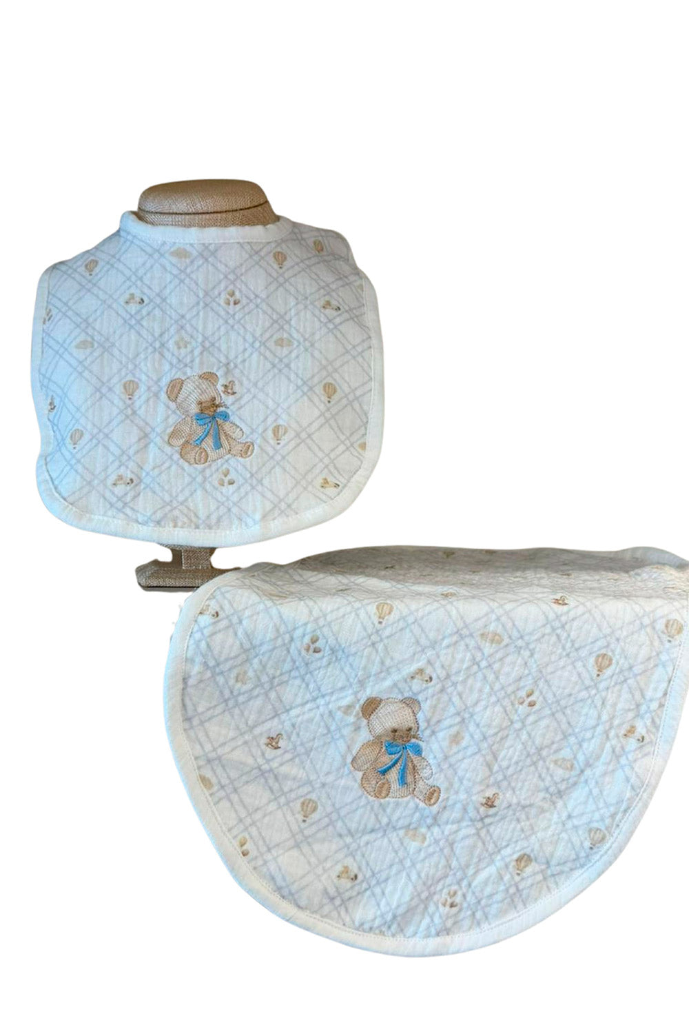 SET DE BABERO DE MUSELINA TREILLAGE GIBIER