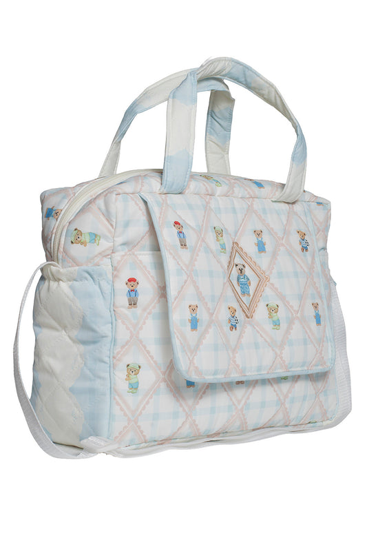 PAÑALERA DE PICNIC LITTLE BEAR GINGHAM