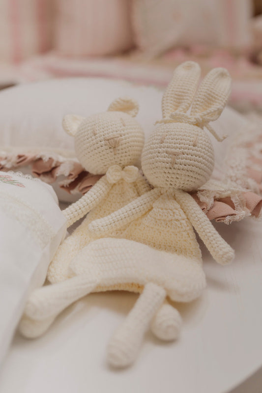 PELUCHE DE APEGO CONEJO CROCHET