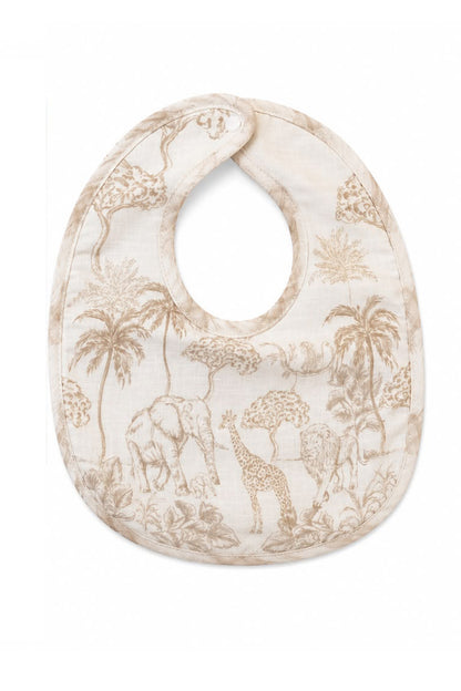 BABY ROYALE ANIMALS BIB SET