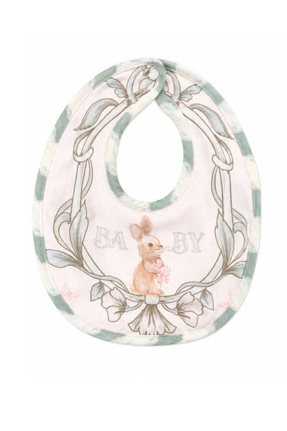 BABY ROYALE BUNNY HEIRLOOM BIB SET