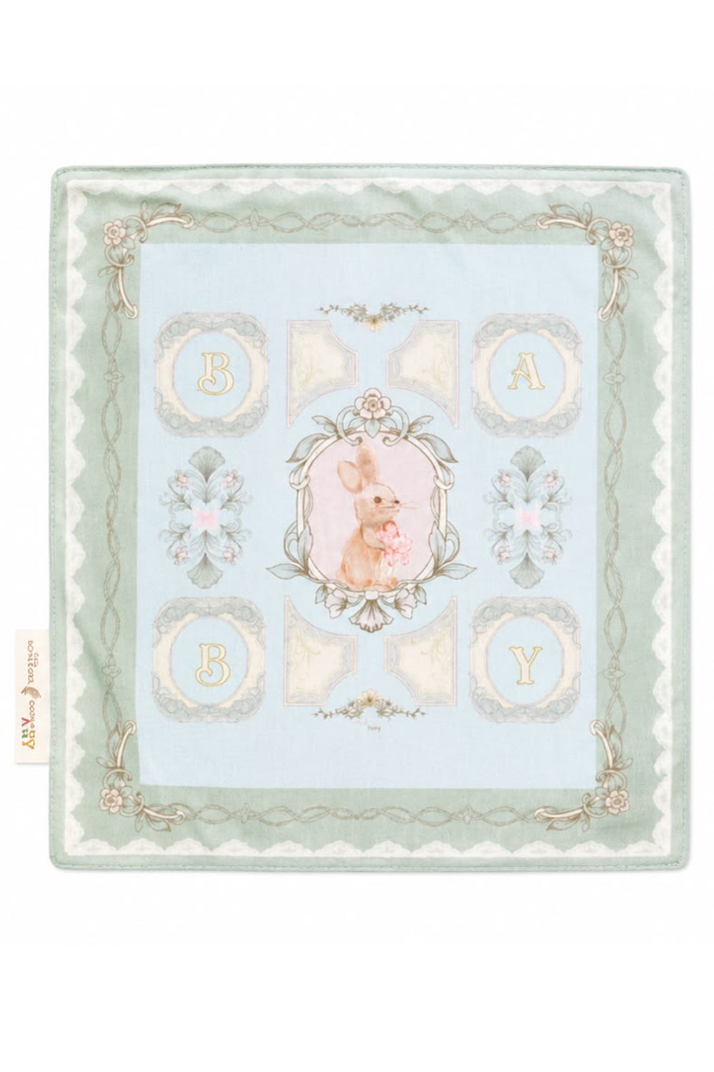 BABY ROYALE BUNNY HEIRLOOM BIB SET