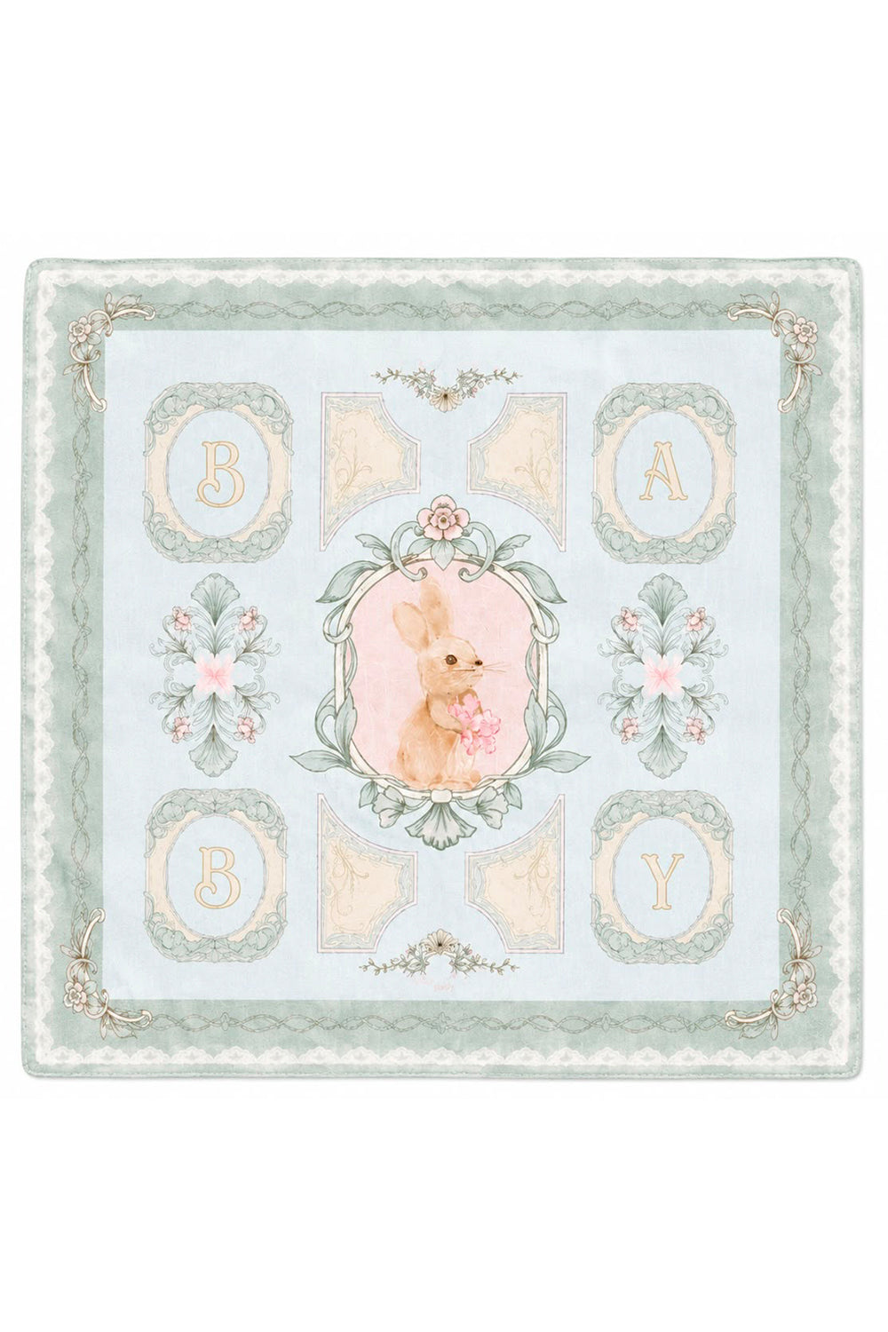 BABY ROYALE BUNNY HEIRLOOM SWADDLE