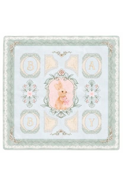 BABY ROYALE BUNNY HEIRLOOM SWADDLE