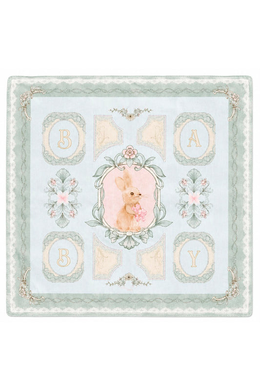 BABY ROYALE BUNNY HEIRLOOM SWADDLE