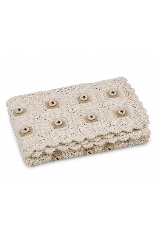 NUDE TEDDY THROW