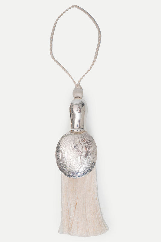 BABY AMEN SILVER VIRGEN DE GUADALUOE POMPOM