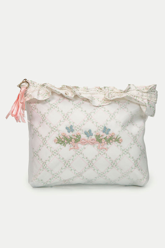 BUTTERFLY TRAVEL ORGANIZER X2 TREILLAGE BABY ROSE
