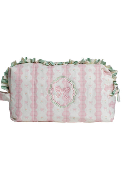 POUCH GRANDE BOW GARDEN LACE