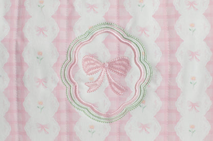 POUCH GRANDE BOW GARDEN LACE