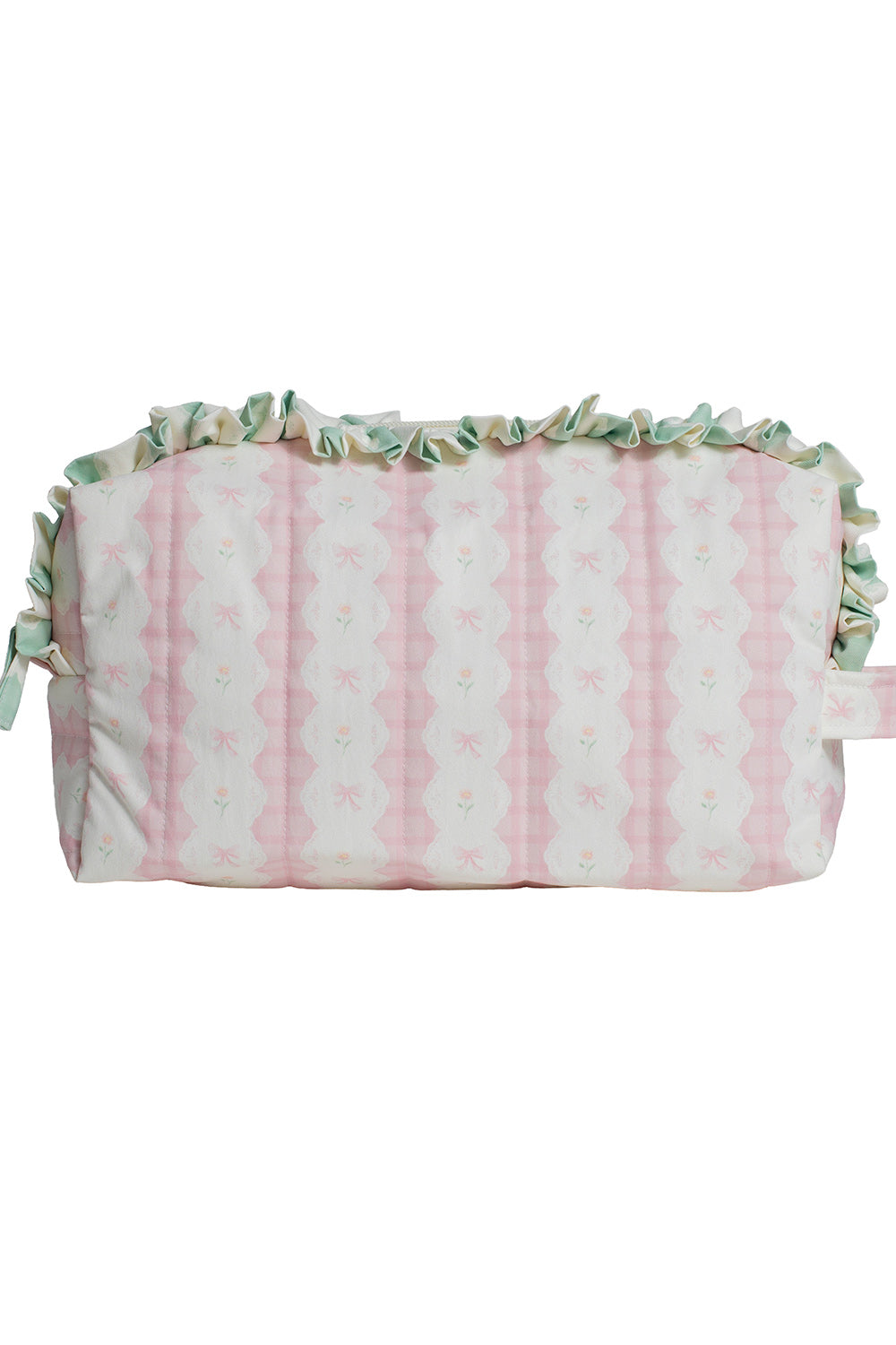 POUCH GRANDE BOW GARDEN LACE