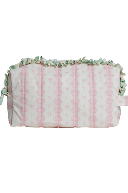 POUCH GRANDE BOW GARDEN LACE