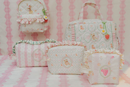POUCH GRANDE BOW GARDEN LACE