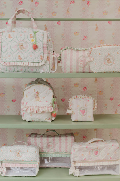 POUCH GRANDE BOW GARDEN LACE