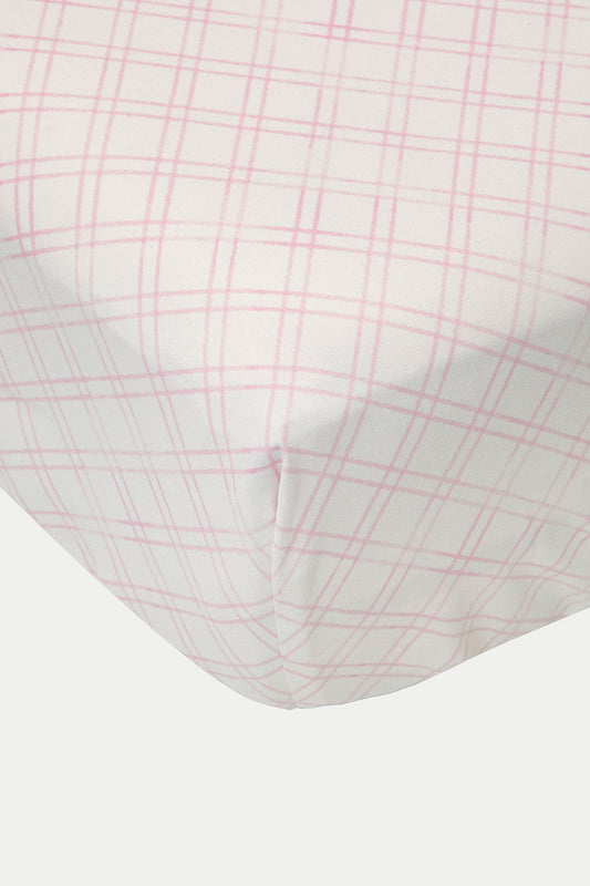 CRIB FITTED SHEET PEINTURES BABY PINK