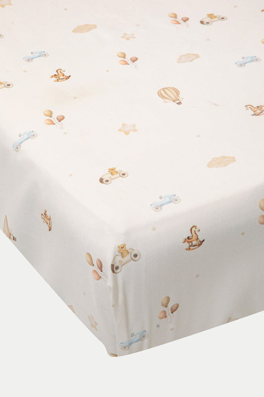 CRIB FITTED SHEET GIBIER