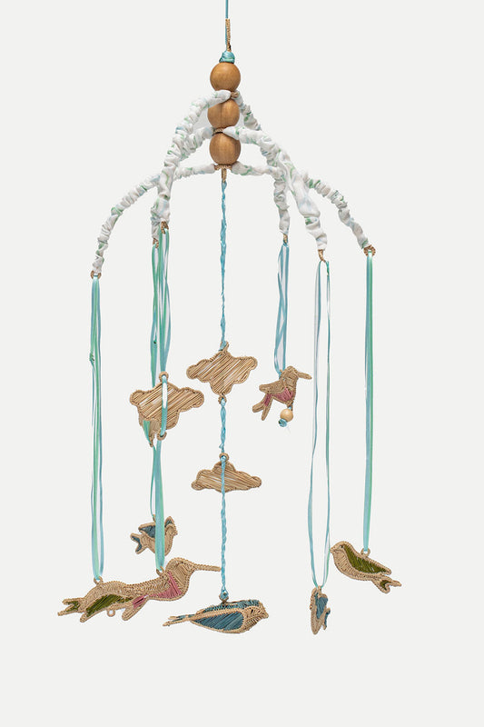 CRIB MOBILE BIRDS