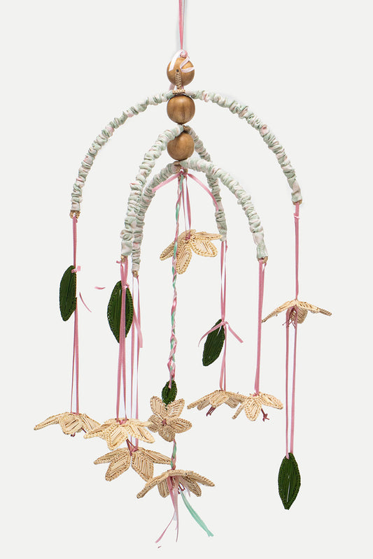 CRIB MOBILE FLOWERS