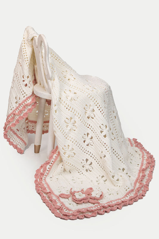 CROCHET FLOWER THROW