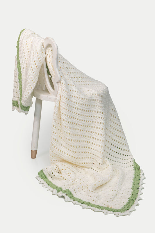 CROCHET GRASS THROW