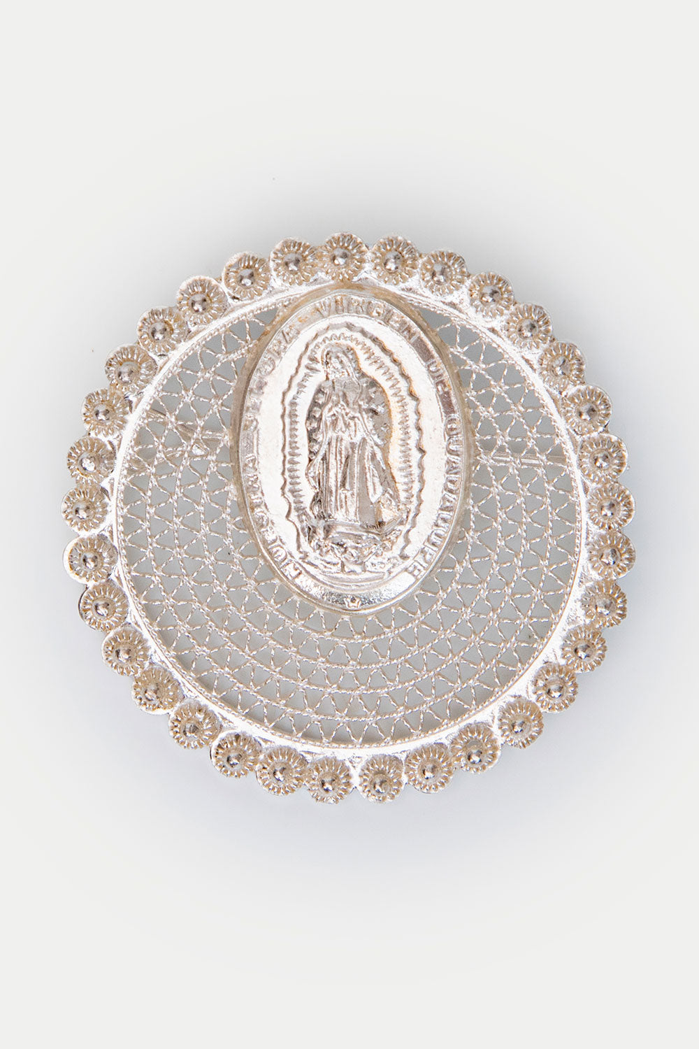 FILIGREE BABY AMEN BROOCH SILVER