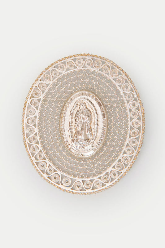 FILIGREE BABY AMEN BROOCH SILVER