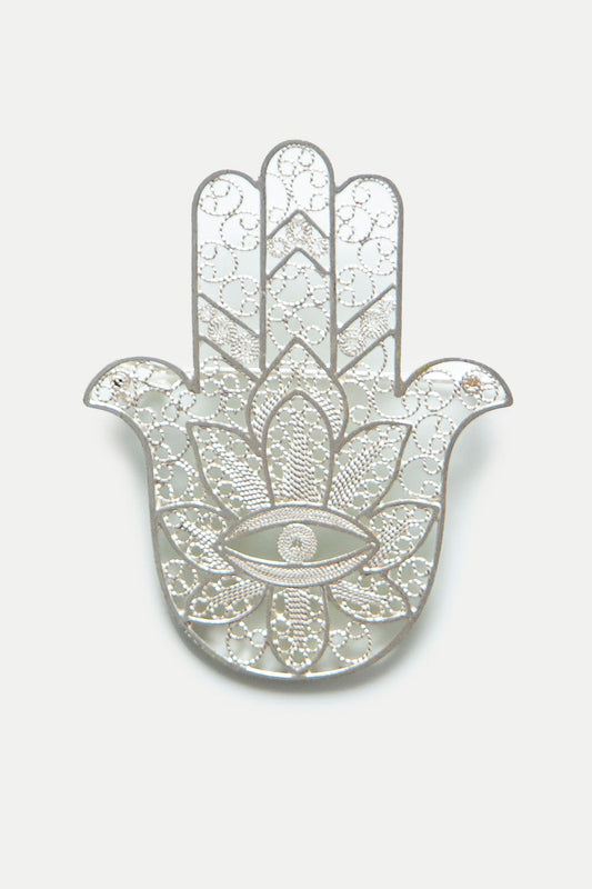 FILIGREE BABY AMEN BROOCH SILVER