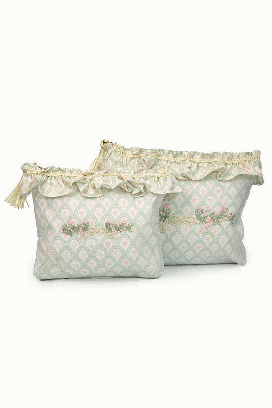 FLOWER BOWS TRAVEL ORGANIZER X2 TRULLERIES