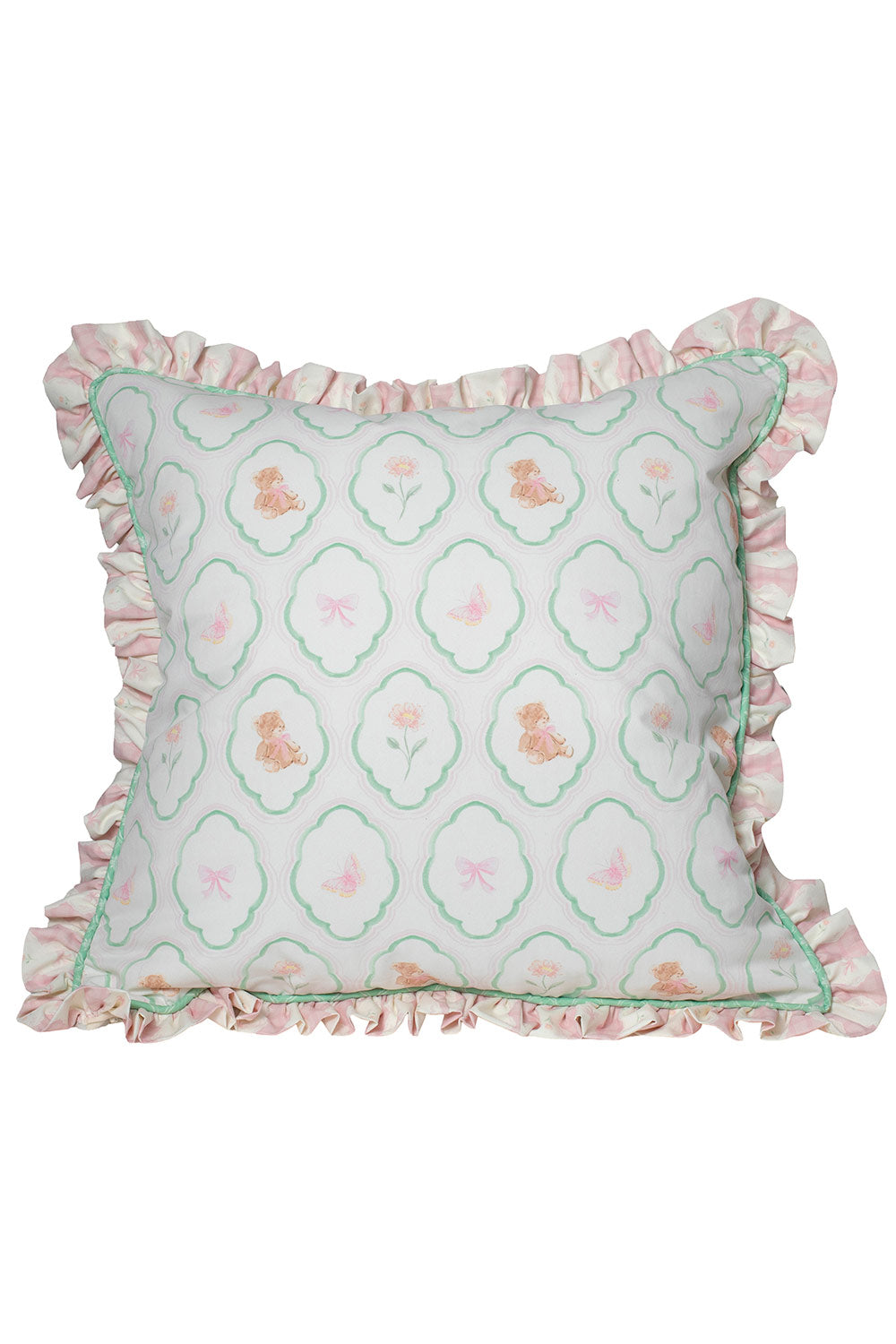 COJÍN MEDIANO FLORAL TEDDY DREAM