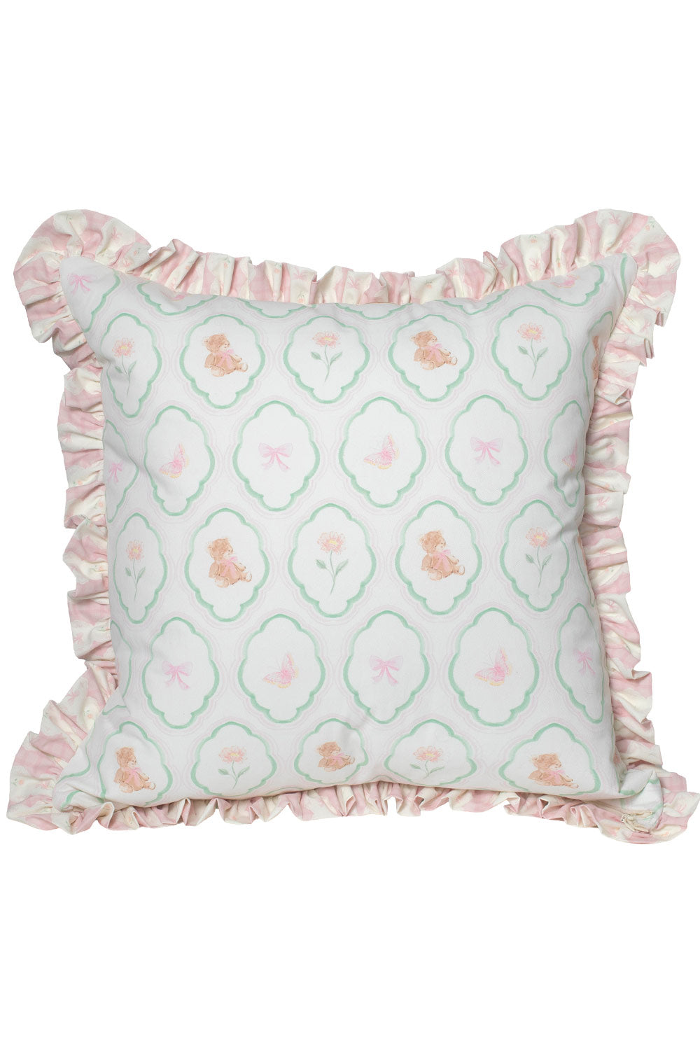 COJÍN MEDIANO FLORAL TEDDY DREAM