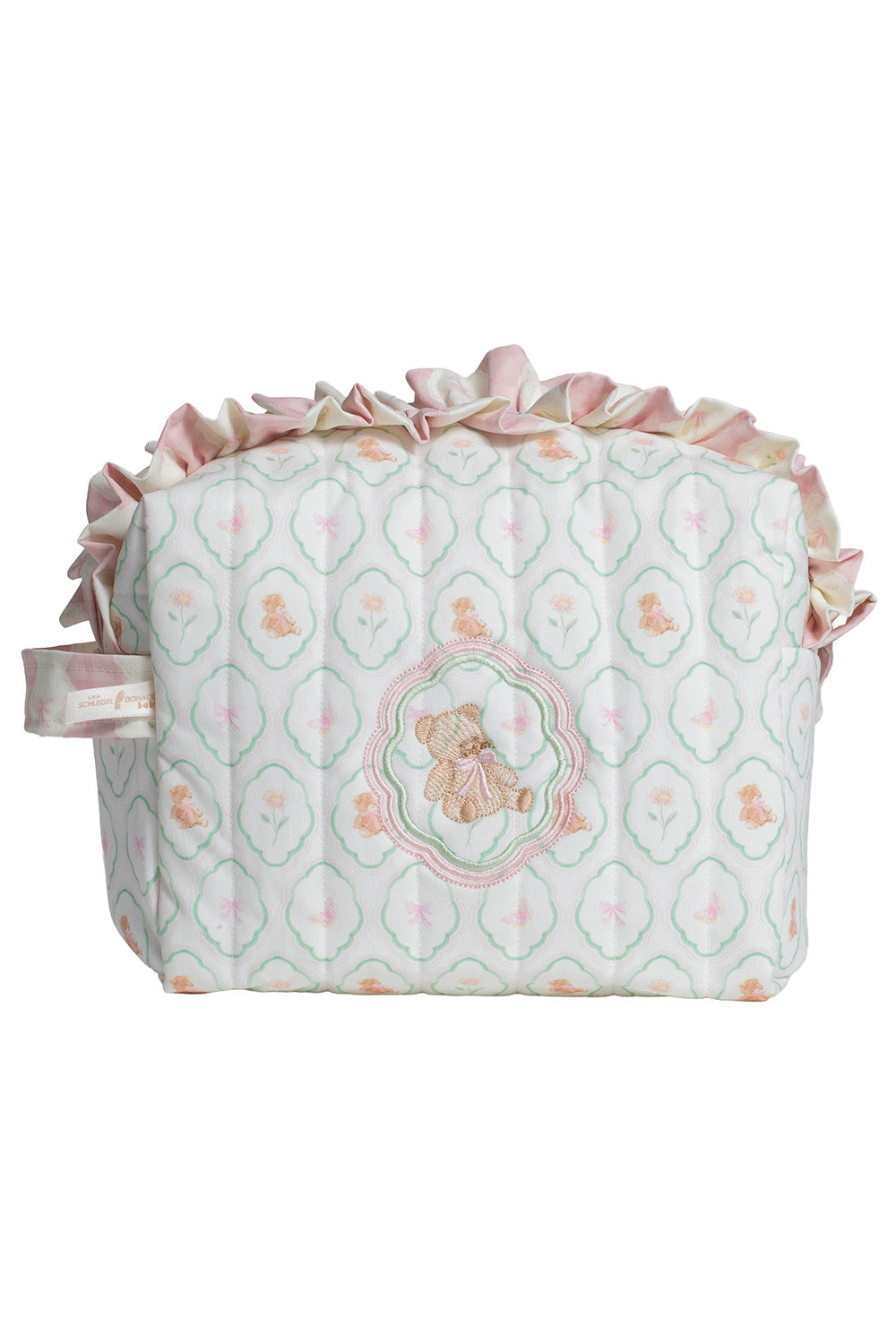 POUCH MEDIANO FLORAL TEDDY
