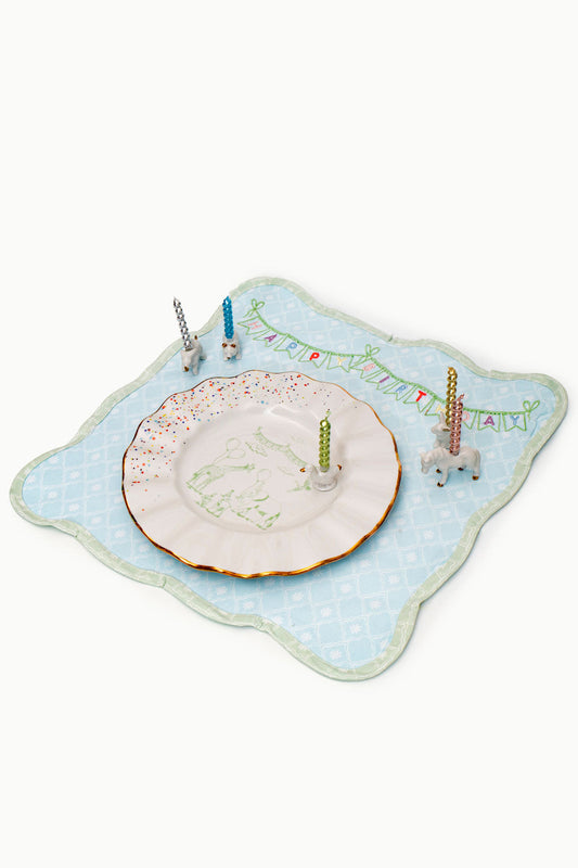 HAPPY ANIMAL BIRTHDAY PLATE