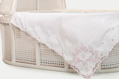 Heirloom Richelieu Cotton Toquilla and Pillow Set
