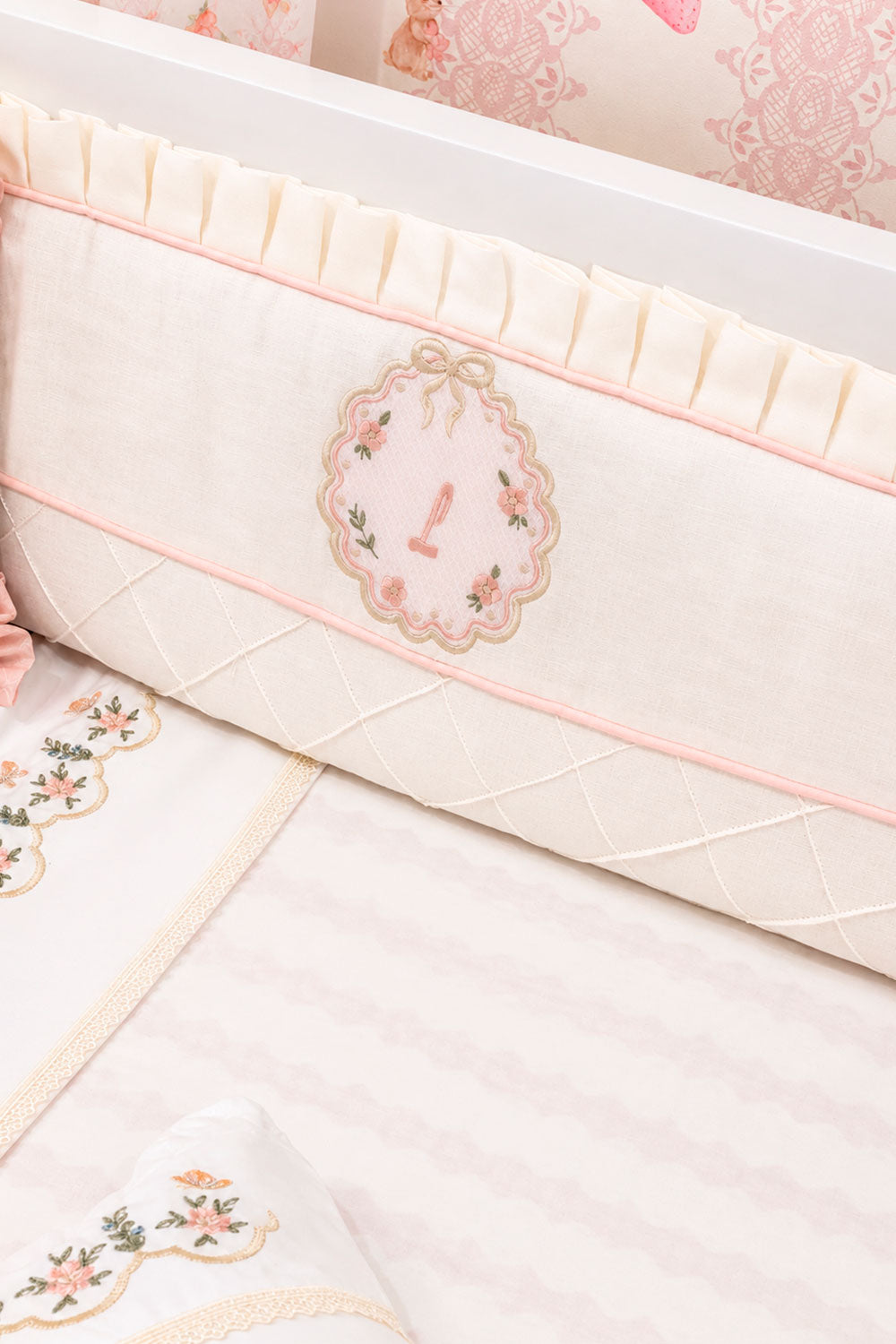 FLORAL MONOGRAM BUMPER