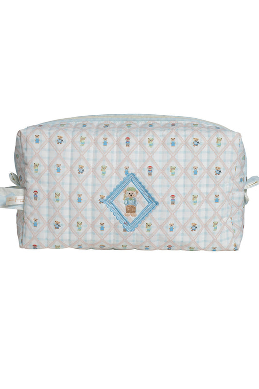 POUCH GRANDE LITTLE BEAR GINGHAM