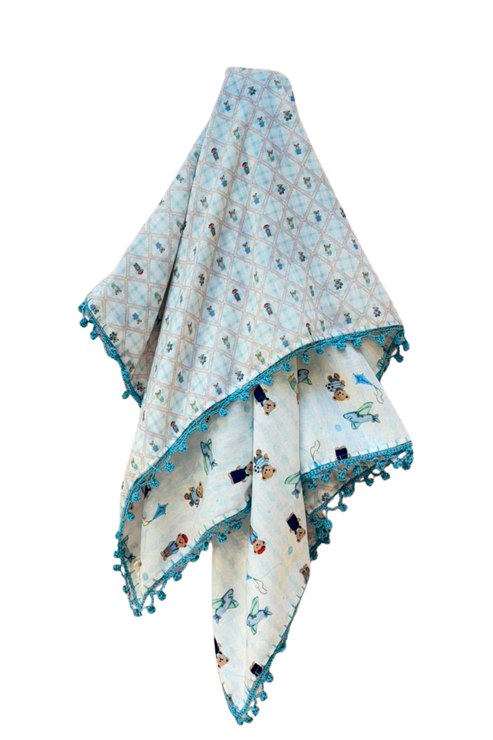 MANTA DE MUSELINA LITTLE BEAR GINGHAM