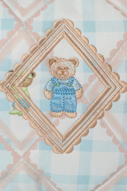 COJÍN PEQUEÑO LITTLE BEAR GINGHAM