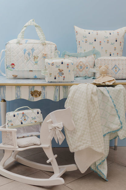 COJÍN PEQUEÑO LITTLE BEAR GINGHAM