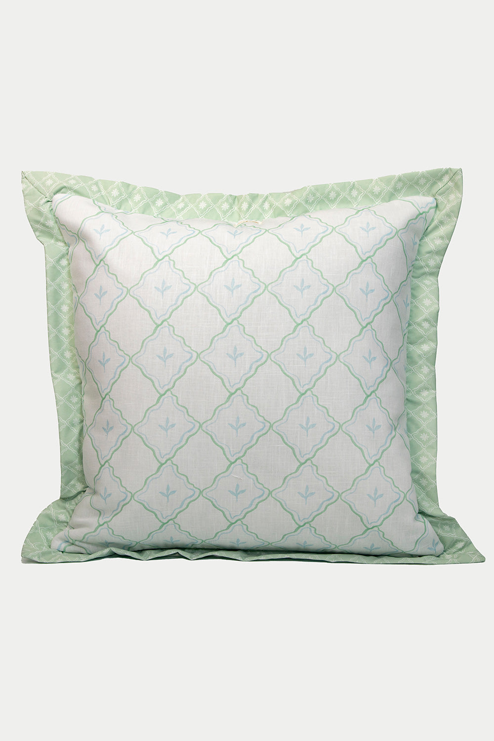 MEDIUM  PILLOW FEUILLE BLUE